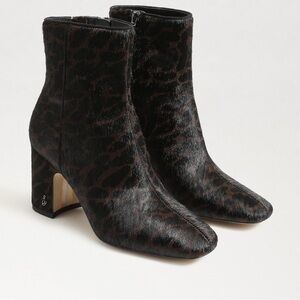 Sam Edelman Black and Brown Ankle Boots luxury size 9
